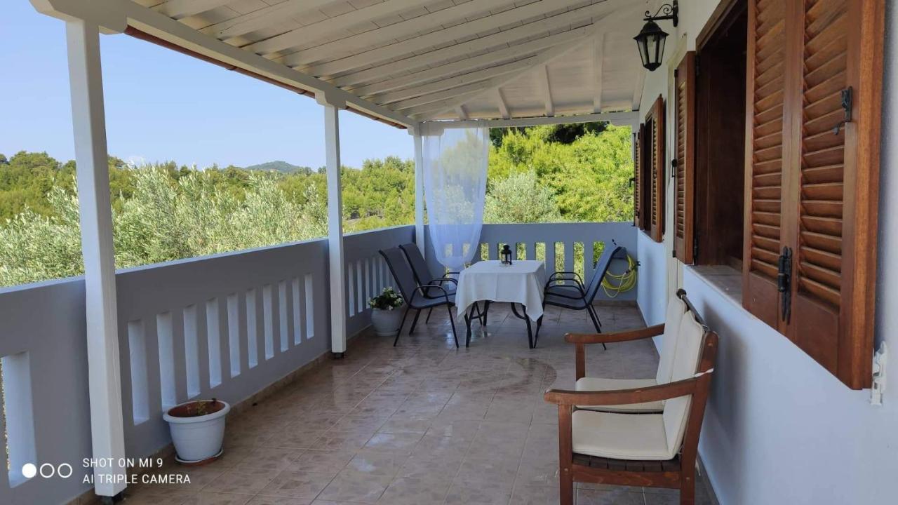 Elia House 1 Astoning Sea View Among The Olive Trees Apartment Patitiri  Luaran gambar